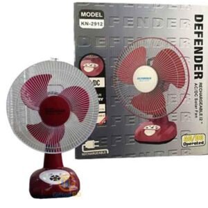Defender 2912 Multi-Functional Rechargeable AC/DC Charger Fan 12 inch