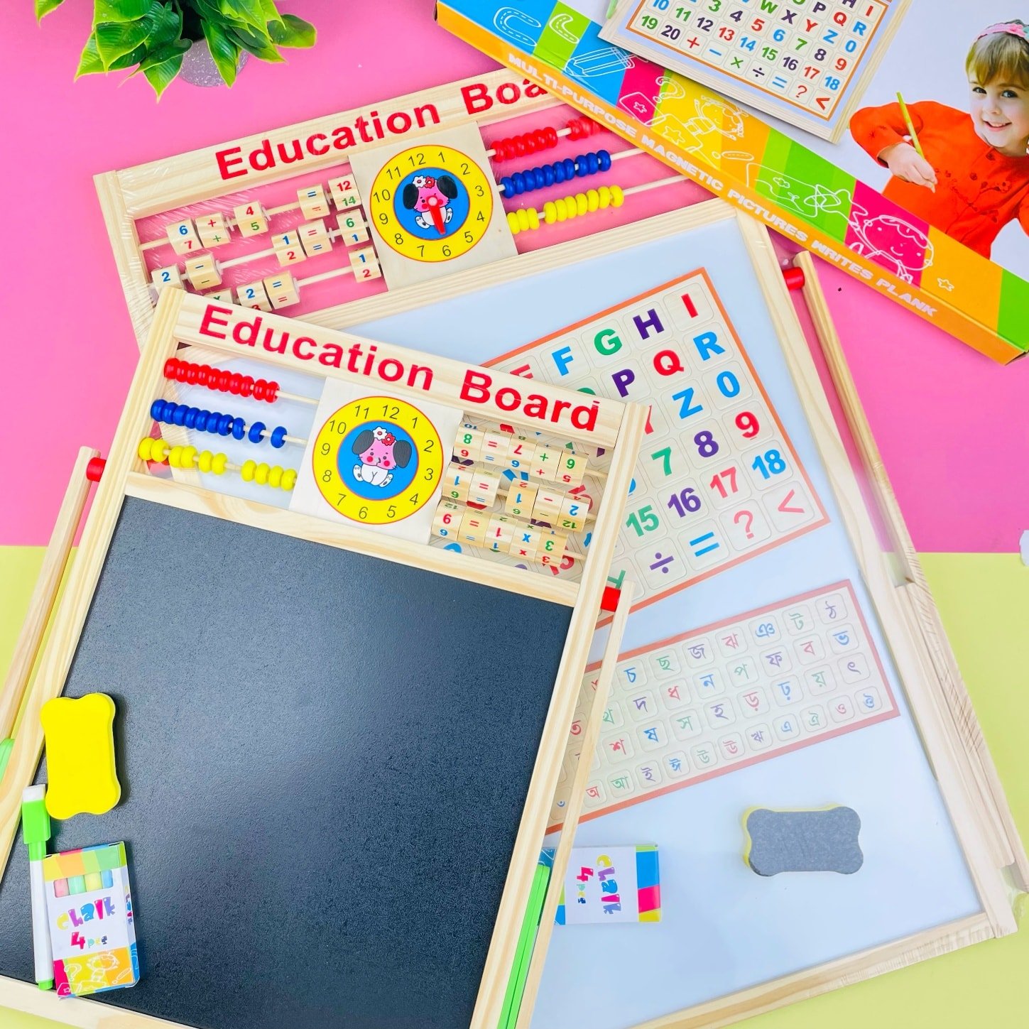 Multifunctional Drawing Board With Alphabet