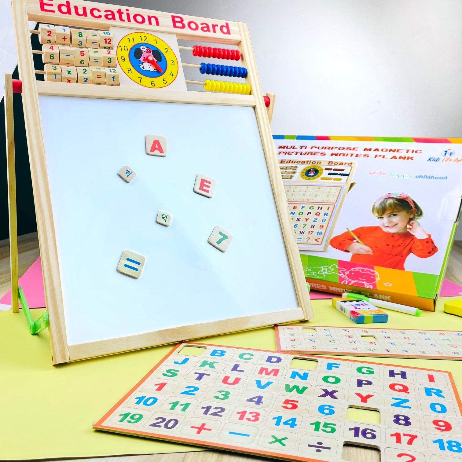 Multifunctional Drawing Board With Alphabet