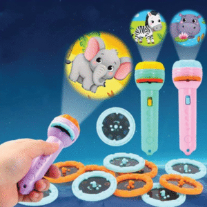 LED Projector Flashlight Torch for Kids