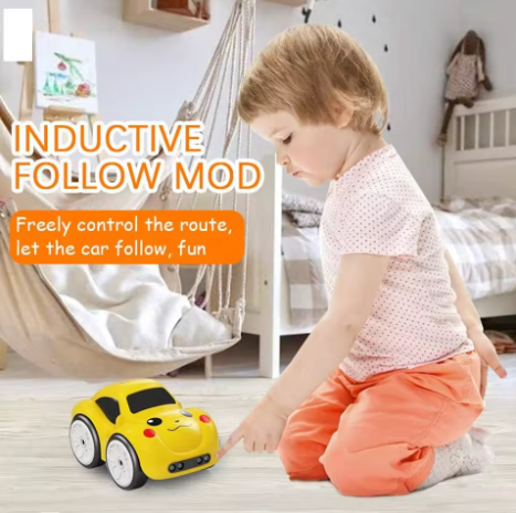 Magic induction rail track car