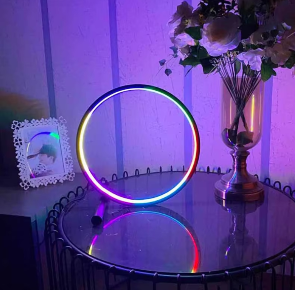 RGB Circle Desk Light with App & Remote Control