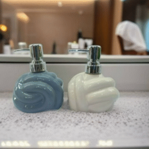 Multifunctional Ceramic Soap Dispenser Bottle